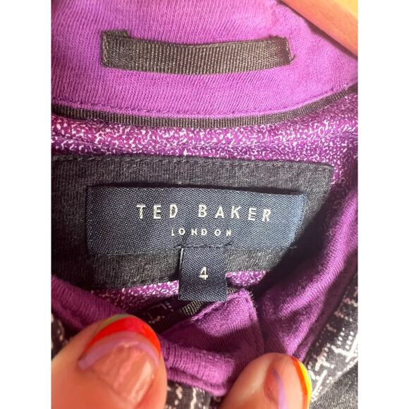 Ted Baker London Men's Polo Shirt With Pocket Grey Size 4 (fits MEDIUM) - Picture 8 of 9